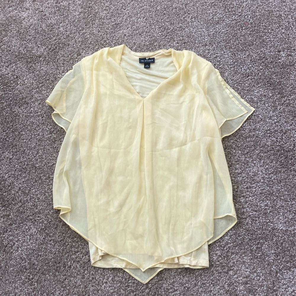 Dress yellow top